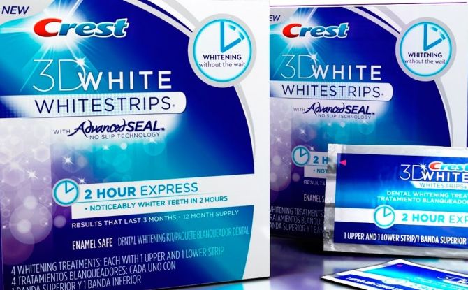 Crest 3D White Whitestrips teeth whitening strips: varieties, rules of use, cost