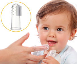 Brosse à dents pour enfants en silicone