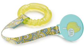 Čínský chladicí teether Happy Baby Water teether s držákem