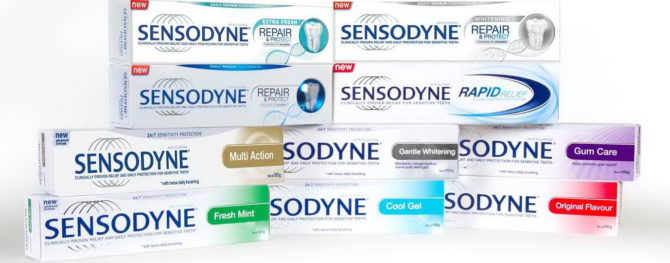 Dentifrice Sensodyne